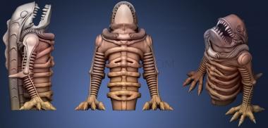 3D model Alien Gargoyle (STL)